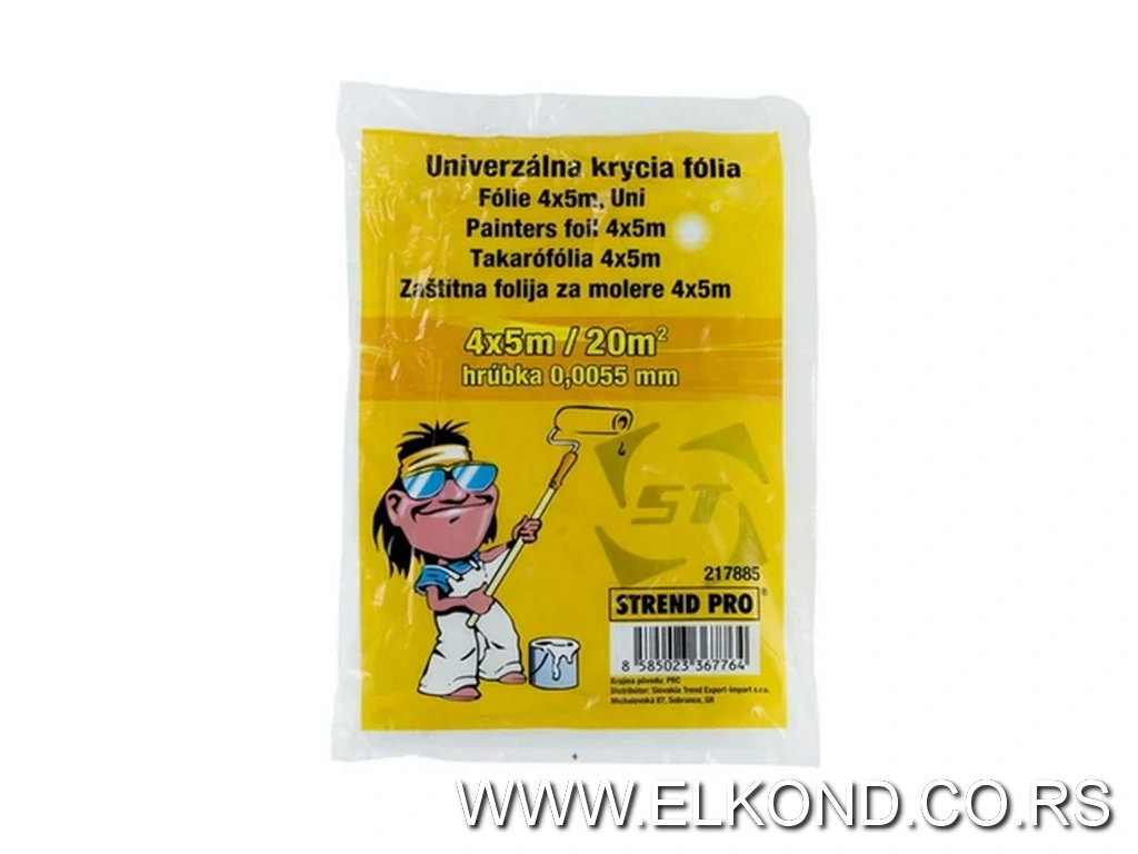 Folija za pokrivanje 4x5m